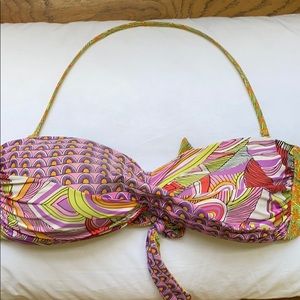 Trina Turk | Amazonia Twist Bandeau Top size 14